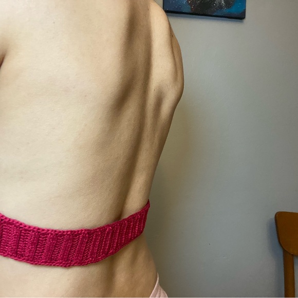 Red crop top/bralette - Picture 5 of 5